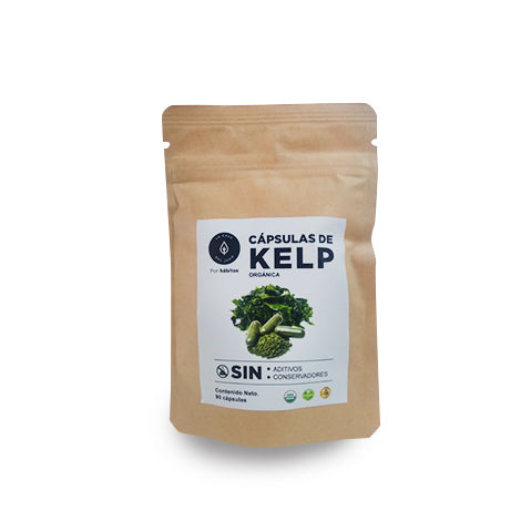 Cápsulas de Kelp orgánica KRAFT 90 caps
